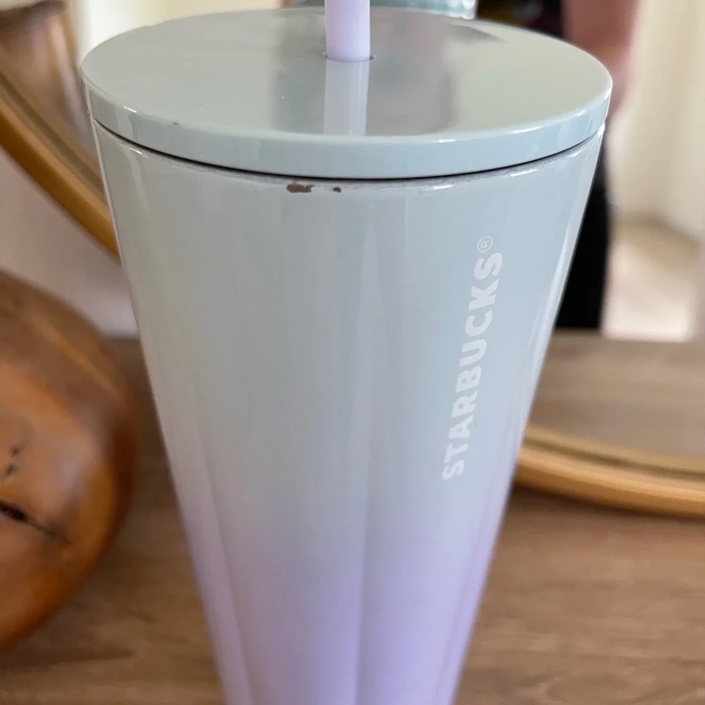 Starbucks Lilac Ombré Metal Tumbler - Picture 3 of 4